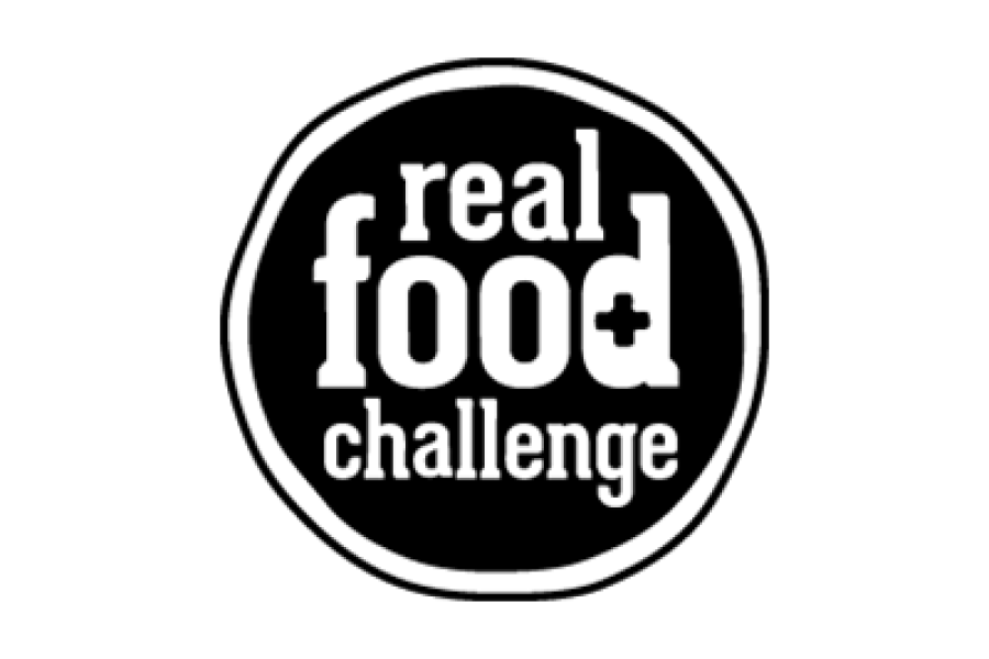 Real Food Challenge logo.
